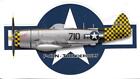 P-47N - Thunderbolt   Sticker Vinyle Laminé