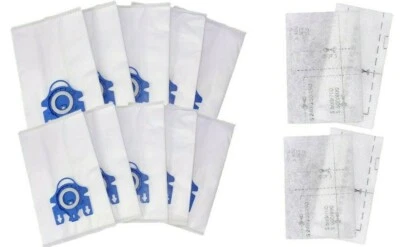 10 Replacement GN Bags Fit Miele GN Canister 10 Bags & 4 Filters Classic C1 C3 - Image 1 of 2