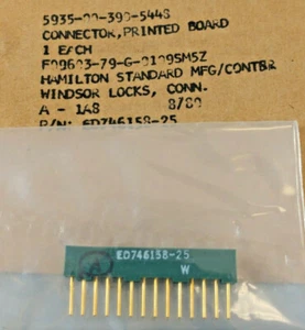 HAMILTON SUNDSTRAND ED746158-25 14 PIN MILSPEC CONNECTOR  - Picture 1 of 4