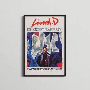 Affiche Vintage Originale - Lionel.D - "Y'A Pas De Problème" - 1990 - Imagen 1 de 3