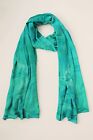 BRAND NEW HANDMADE EXTRA LONG TURQUOISE TIE DYE SCARF SARONG FREE POST / SCL009