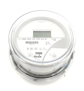 Itron Centron Watthour Meter TYPE C1S V2, 0.5-200A, 240V, 1PH 81 051 101 NEW - Picture 1 of 4
