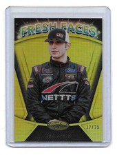 2018 Panini Certified Racing NASCAR Fresh Faces MIRROR GOLD Kaz Grala 12/25 $$$
