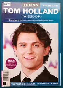 TOM HOLLAND Icons Series Fanbook Magazine NEW Future PLC UK Publisher 2022 - Picture 1 of 11