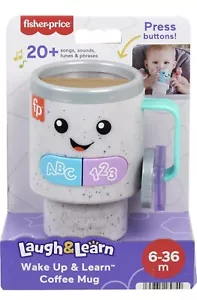 Fisher-Price Laugh and Learn Coffee Mug Baby Wake Up & Learn Stanley Cup Tumblr - Picture 1 of 2