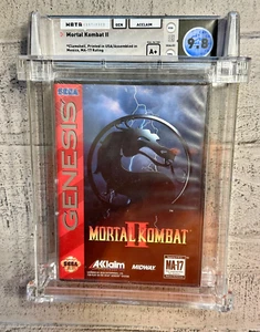 Sega Genesis 16 Bit Mortal Kombat II 2 Wata Graded 9.8 Sealed A+ Not VGA Game - Picture 1 of 9