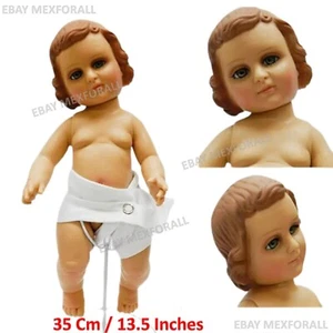 Niño Jesús 13.5" Niño Jesús Navidad Figura Religiosa Plástico México - Imagen 1 de 2
