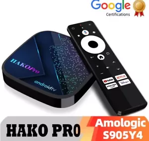 HAKOPro Smart TV Box Android 11 2GB 8GB Amlogic S905Y4 4K HDR10 Google Zertifikat - Bild 1 von 11