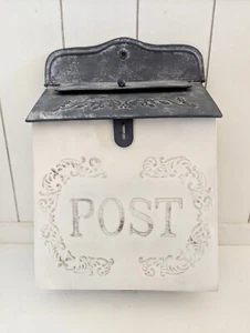 Post Mailbox Vintage Style Home Decor Rectangular Dual Openings Wall Mount NEW - Picture 1 of 11
