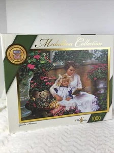 Puzzle Zigsaw Master Pieces Medallion Collection Garden Memories 1000 piece NEW - Picture 1 of 9