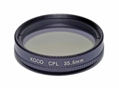Kood 35.5mm Circular Polariser Filter Glass CPL filter 35.5mm Polarizing filter - Image 1 of 4