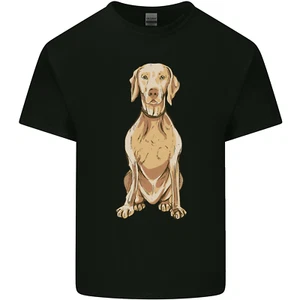 Una Camiseta De Algodón Para Hombre Con Un Perro Vizsla Húngaro Posando - Bild 1 von 19