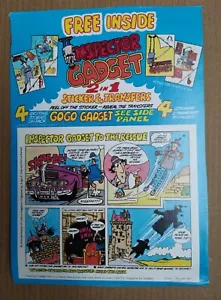 Shreddies The Inspector Gadget Rückwand aus Müslischachtel zur Rettung Cartoon - Bild 1 von 2
