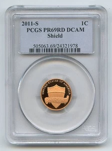 2011 S 1C Lincoln Cent PCGS PR69DCAM - Picture 1 of 1