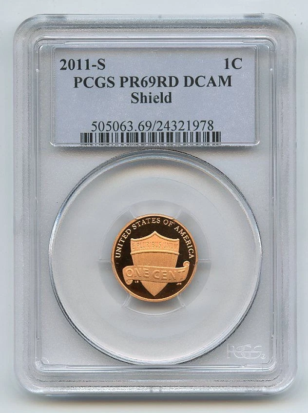 2011 S 1C Lincoln Cent PCGS PR69DCAM - Image 1 of 1