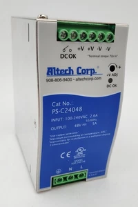 Altech Corp PS-C24048 Power Supply PSC24048 240W 5A IN 85-264VAC OUTPUT 48VDC - Picture 1 of 2