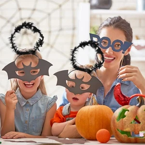 2 Pezzi Cerchio Capelli Bambini Ragazze Fasce Accessori Costume Carnevale - Foto 1 di 12