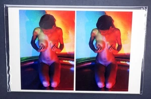 Boris Starosta 3D Stereoview - Stephanie 1026- nude black model signed 2002 #249 - Picture 1 of 2