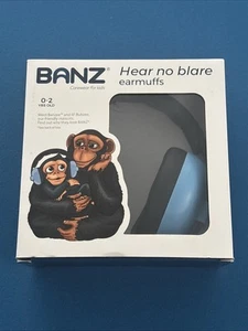 BANZ Earwear Hearing Protection Earmuffs For Children Ages 0-2. Blue. - Picture 1 of 3