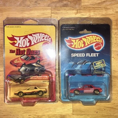 Hot Wheels Hot Ones 1983 y Speed Fleet Fiero 2M4 (juego de 2) Foto 1 de 4