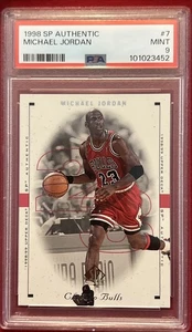 1998-99 SP Authentic - Michael Jordan #7 PSA 9 - Picture 1 of 10