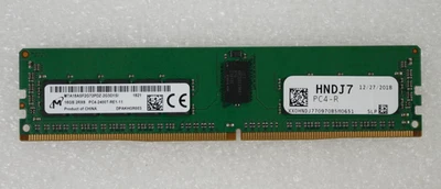 Micron MTA18ASF2G72PDZ-2G3D1 16GB 2RX8 PC4-2400T DDR4 ECC Reg Servidor Memoria RAM Foto 1 de 2
