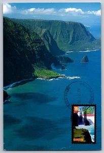 #4060 Wonders of America Highest Sea Cliffs Maxi Card - Picture 1 of 2