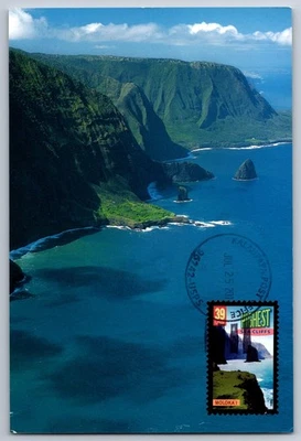 #4060 Wonders of America Highest Sea Cliffs Maxi Card - Image 1 of 2