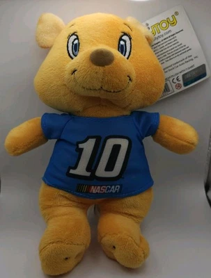 Oso de peluche NASCAR #10 Danica Patrick 8,5" Stewart Haas Racing 2016 Kellytoy Foto 1 de 4