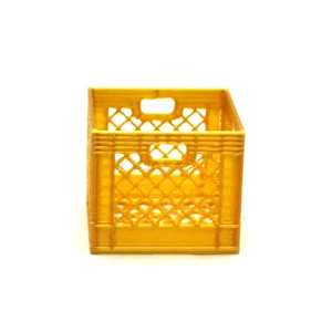 Crate 1:10 Scale Vehicle Garage Store Grocery Miniatures 3D Printed Gold Pla - Picture 1 of 4