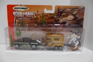 Matchbox Hitch 'n Haul Cowboy Trail Set Chevy Silverado e rimorchio per cavalli nuovo con scatola 2005 - Foto 1 di 3