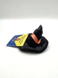Build-A-Bear Witch Hat Black Sparkle Orange Band Halloween Costume Accessory NWT - Picture 1 of 5