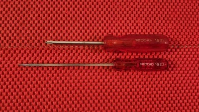 2 chaves de fenda RIDGID, FABRICADAS NOS EUA, (1) PHILIPS #1901 & (1) COM FENDA #1922 - Imagem 1 de 4