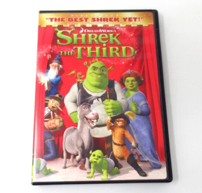 Shrek the Third DVD DreamWorks Animated Movie - Image 1 of 4