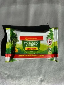Mosquito & Insect Repellent Wipes - Pack of 24 . ✉️ FREE POST - Picture 1 of 4