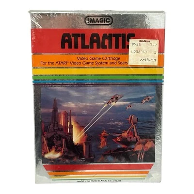 Atlantis (Atari 2600, 1982) Brand New Factory Sealed - Image 1 of 4