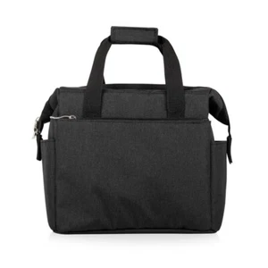 On The Go Lunch Bag, Soft Cooler Lunch Box, Insulated Black - Picture 1 of 2