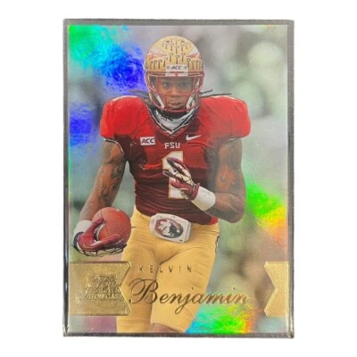 2014 FLEER FLAIR SHOWCASE #117 - KELVIN BENJAMIN - RC - Image 1 of 2