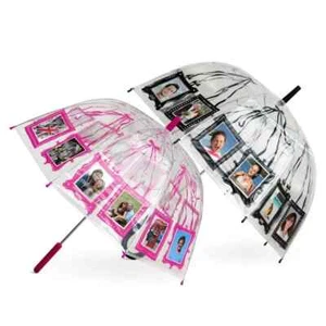 Children Adult Umbrella Stick Brolly Dome Shape Kids Girls Personalise Add Photo - Picture 1 of 18