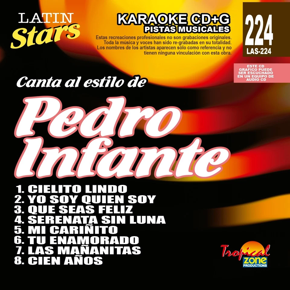 Karaoke Latin Stars 224 Pedro Infante - Image 1 of 1