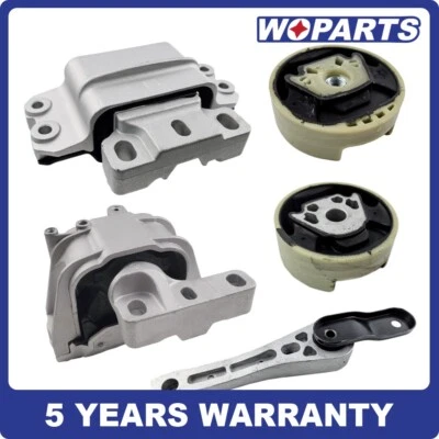 Juego de montaje de motor y transmisión de 5 piezas apto para Volkswagen Jetta/Passat 2014-2017 1,8 L Foto 1 de 4