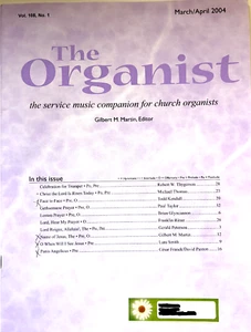 The Organist March April 2004 Church Organ Music Book 10 Songs - Picture 1 of 4