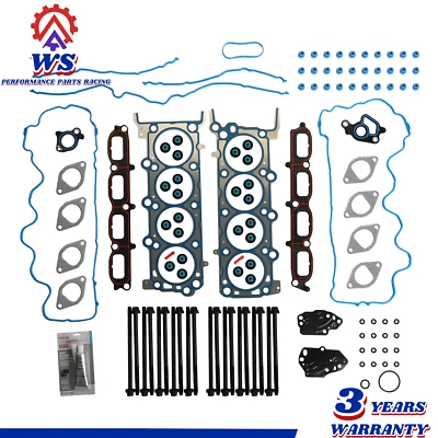 Juego de pernos de junta de culata MLS para Ford Expedition F-150 F-250 F-350 2004-2006 5,4 L Foto 1 de 4