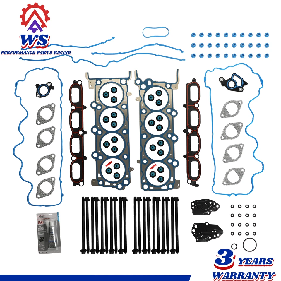 Juego de pernos de junta de culata MLS para Ford Expedition F-150 F-250 F-350 2004-2006 5,4 L Foto 1 de 4