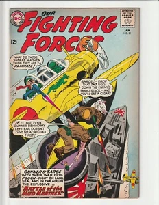 Our Fighting Forces #81 Nice F/VF- Gunner & Sarge Pooch DC Comics 1964 - Picture 1 of 2