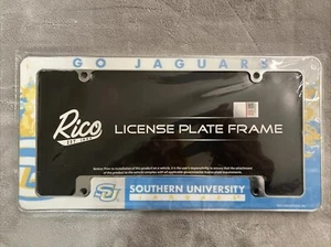 Southern University Jaguars Premium Metal License Plate Frame Chrome Tag... - Picture 1 of 3