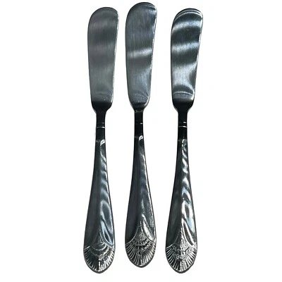 Lot of 3 Update International Marquis Stainless Steel Master Butter Knife 6 3/4" - Image 1 of 4