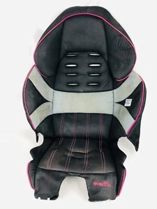 Evenflo Maestro Car Seat Fabric Cover Pad Cushion Black Gray Replacement Part - Picture 1 of 14