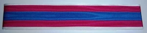 FRANZÖSISCH - Medaille der Nationalen Verteidigung, Silber, Band, 1 x 6 Zoll Inc. UK P&P. - Bild 1 von 1