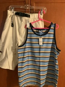 Boys Cargo Shorts & Tank Top Sz14 XL. NWT. Children’s Place - Picture 1 of 5